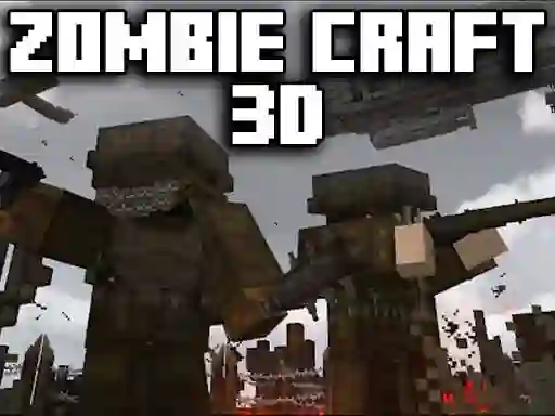 Spel Zombie Craft 3d aanlyn
