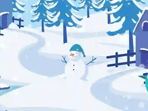 Spel Happy Snowman Hidden aanlyn