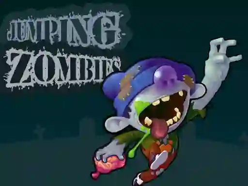 Spel Jumping Zombies aanlyn