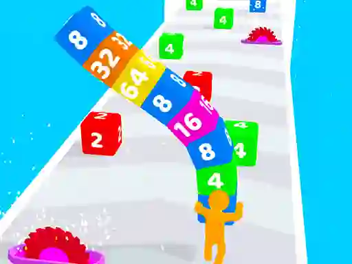 Spel Cube Stack 2048 aanlyn