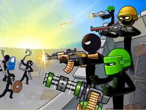 Spel Stick Defenders aanlyn