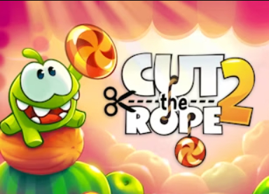 Spel Om Nom: Sny die tou 2  aanlyn