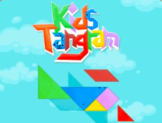 Spel Kinders tangram  aanlyn