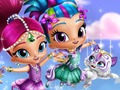 Spel Shimmer en Shine aantrek  aanlyn