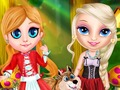 Spel Klein Elsa In Rooi Kap  aanlyn