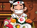Spel Sushi -ooreenstemming aanlyn
