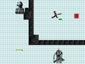 Spel Ronny loop rond robots  aanlyn