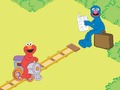 Spel 123 Sesamestraat: Treinbaaningenieurs  aanlyn
