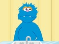 Spel 123 Sesamestraat: Borsel daardie tande  aanlyn