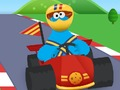 Spel 123 Sesamstraat: Koekie Kart Racing  aanlyn