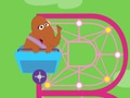 Spel 123 Sesamestraat: Snuffy's Letter Car  aanlyn