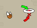 Spel Flappy dunk aanlyn aanlyn