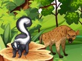 Spel Diere kaarte Match geheue spel  aanlyn