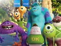 Spel Monsters Universiteit Tic-Tac-Throw  aanlyn