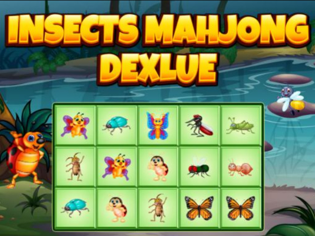 Spel Insekte Mahjong Deluxe  aanlyn