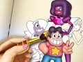 Spel Steven Heelal: Kleurboek  aanlyn