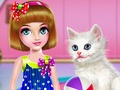 Spel Kitty: sorg en kapsel  aanlyn