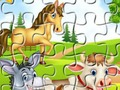 Spel Plaasdiere legkaart  aanlyn