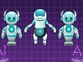 Spel Robots: Memory Card Match  aanlyn