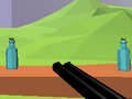 Spel 3D bottel shooter aanlyn