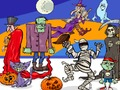 Spel Vind 5 verskille Halloween  aanlyn