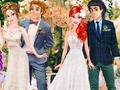 Spel Prinsesse: Boho-dubbeltroue  aanlyn