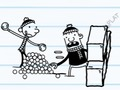 Spel Dagboek van 'n wimpy kind die ineenstorting  aanlyn