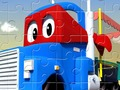 Spel Car City Trucks Jigsaw aanlyn