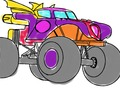 Spel Monster Truck Kleurboek  aanlyn