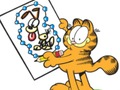 Spel Garfield verbind die kolletjies  aanlyn