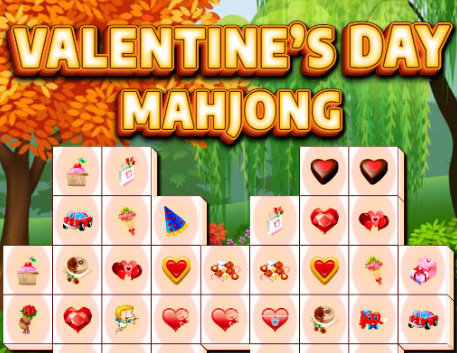 Spel Valentynsdag Mahjong  aanlyn