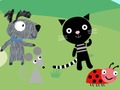 Spel Artie die muis en vriende: Plakkerboek  aanlyn