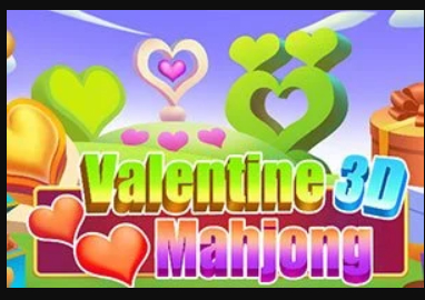 Spel Valentyns 3D Mahjong  aanlyn