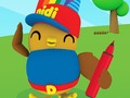 Spel Didi en Vriende: Inkleurboek  aanlyn