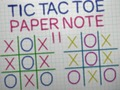 Spel Tic Tac Toe Papier Nota II  aanlyn