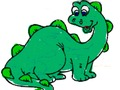 Spel Terug na skool: Dinosaurus Kleurboek  aanlyn