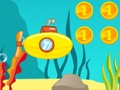 Spel Onderwater gelukkige duik  aanlyn