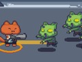 Spel Cat Gunner vs Zombies aanlyn
