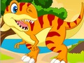 Spel Dino legkaart  aanlyn