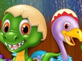 Spel Dinosaurs kleurboek  aanlyn