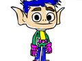 Spel Terug skool toe: Titans inkleurboek aanlyn