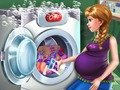 Spel Swanger prinses wasgoeddag  aanlyn