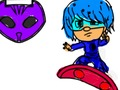 Spel Terug skool toe: Masker Boy Coloring aanlyn