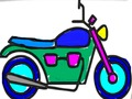 Spel Terug na skool: motorfiets kleur  aanlyn