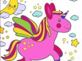 Spel Fantastiese oulike eenhoorn kleurboek  aanlyn