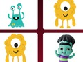 Spel Monsters Memory Match aanlyn