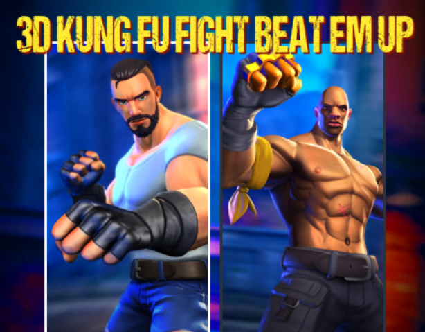 Spel 3D Kung Fu Fight het em up geklop aanlyn
