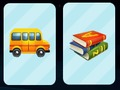 Spel Terug na skool: geheue  aanlyn
