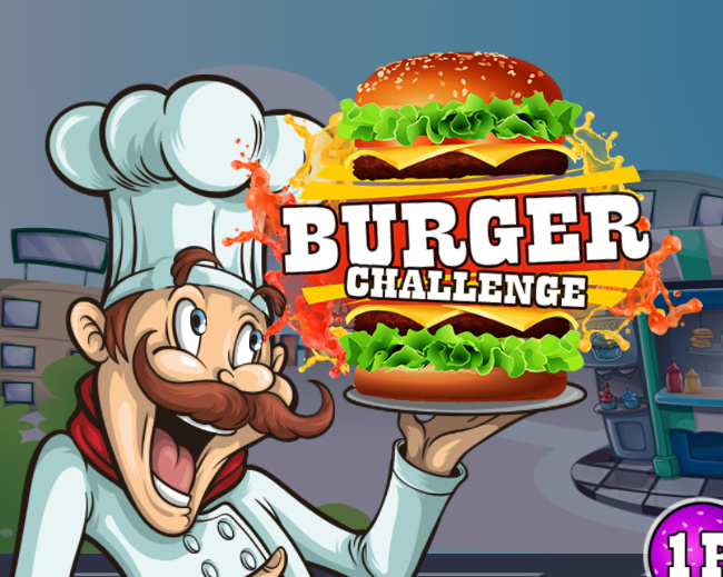 Spel Burger Challenge aanlyn