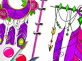 Spel Wonderbaarlike Dream Catcher kleurboek  aanlyn